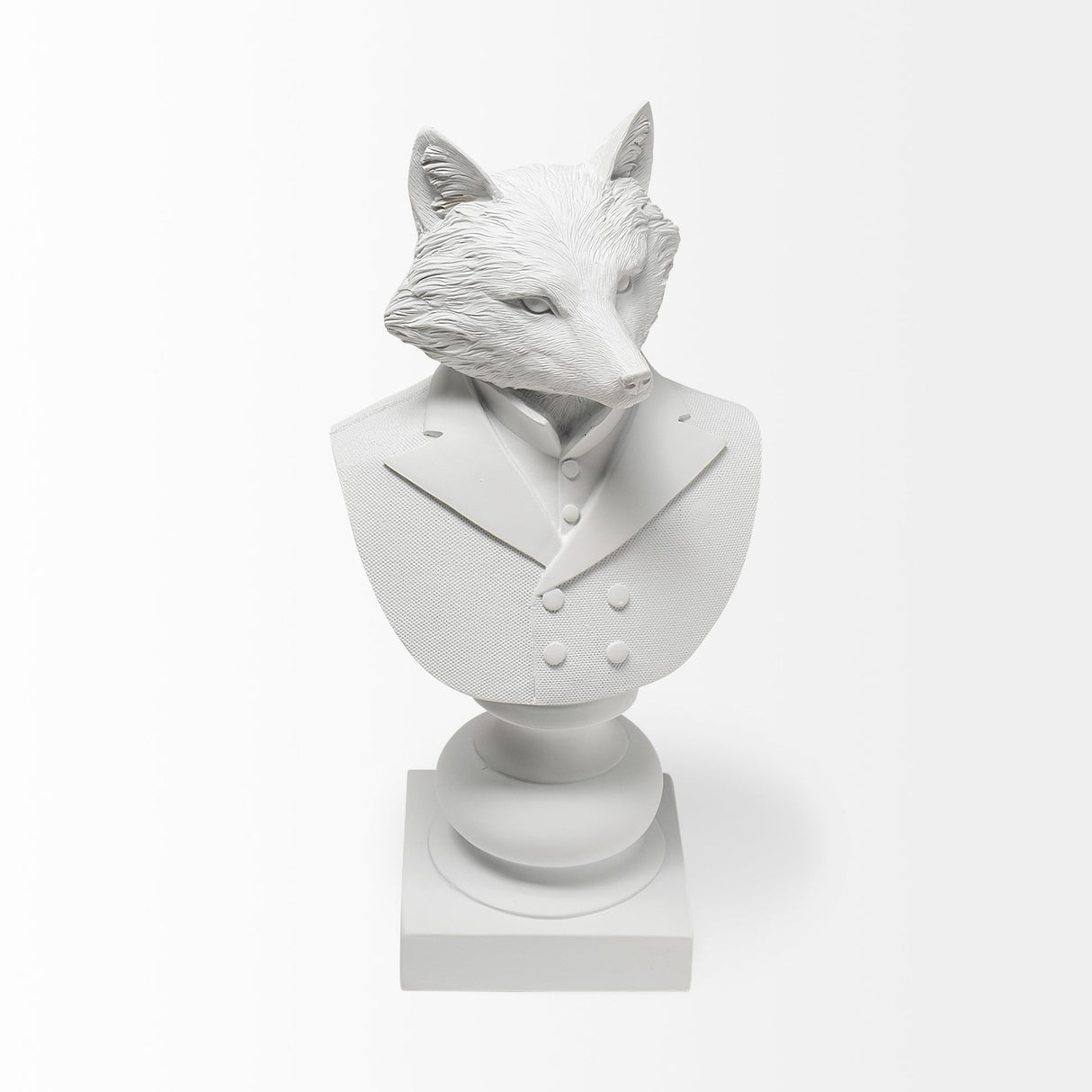 Murray White Resin Business Fox by Mercana at Eve Furniture