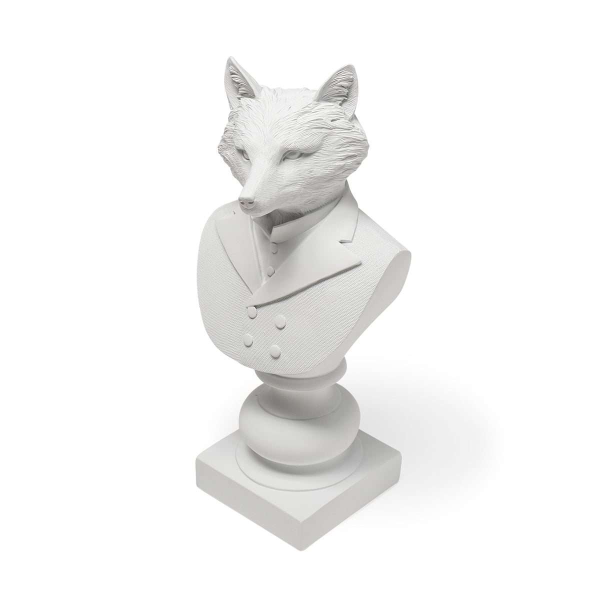 Murray White Resin Business Fox by Mercana at Eve Furniture