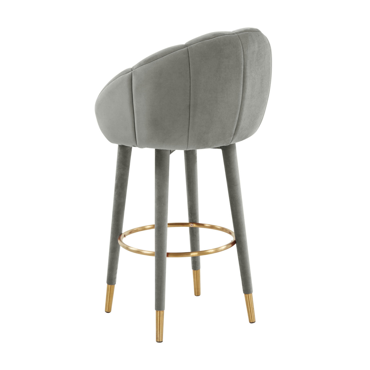 Myla Velvet Swivel Stool by TOV Furniture at Eve Furniture