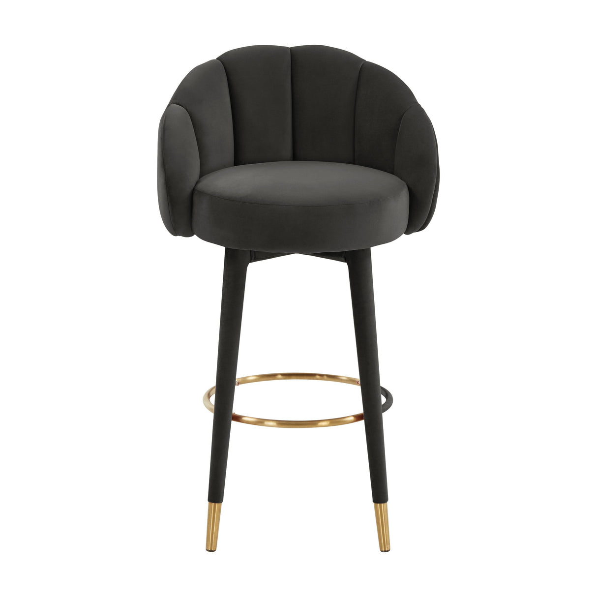 Myla Velvet Swivel Stool by TOV Furniture at Eve Furniture