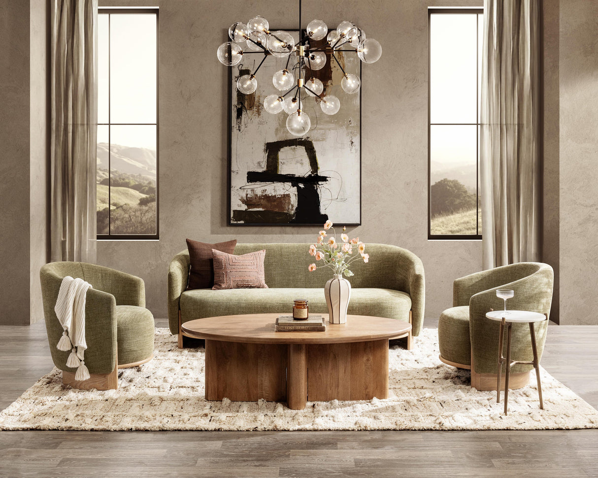 Myra Sage Dust Accent Chair by Classic Home at Eve Furniture