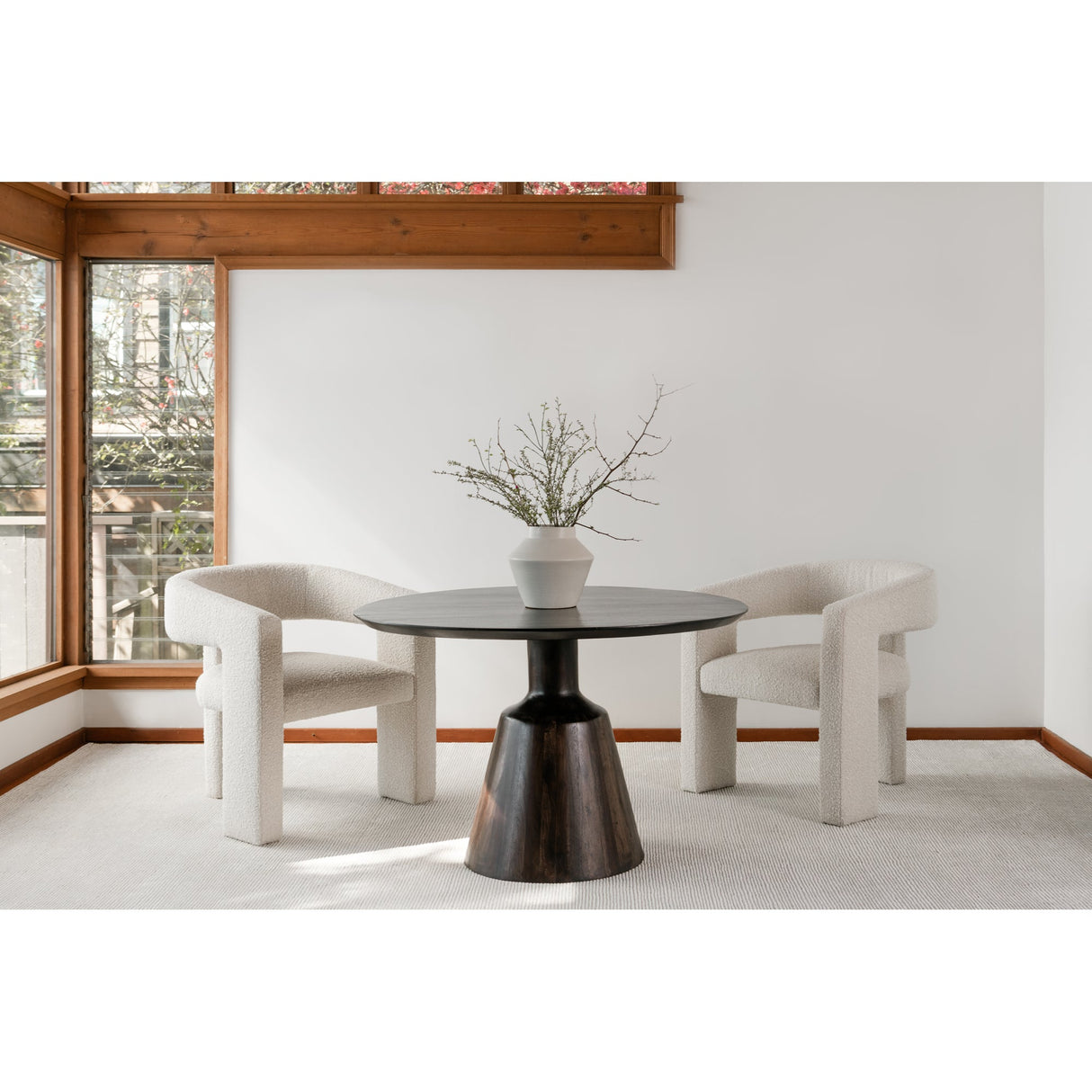 Myron Dark Brown Dining Table by Moe's Home at Eve Furniture