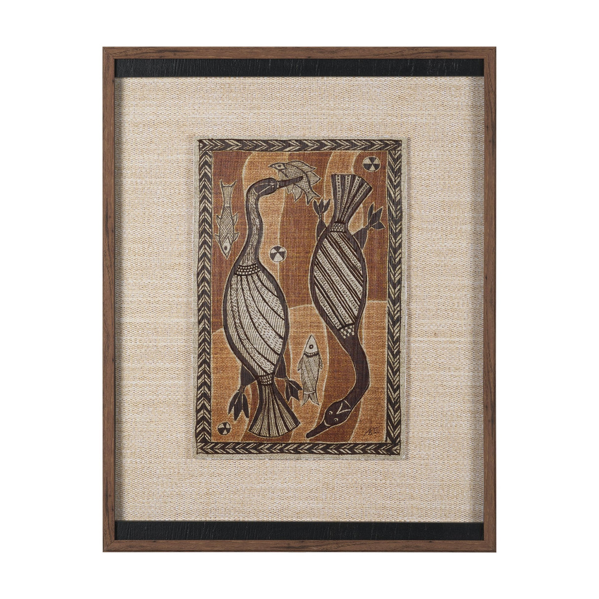 Mythical Jungle I by Mercana Studio Hand Embelished Textured Framed Artwork Matted under Glass by Mercana at Eve Furniture