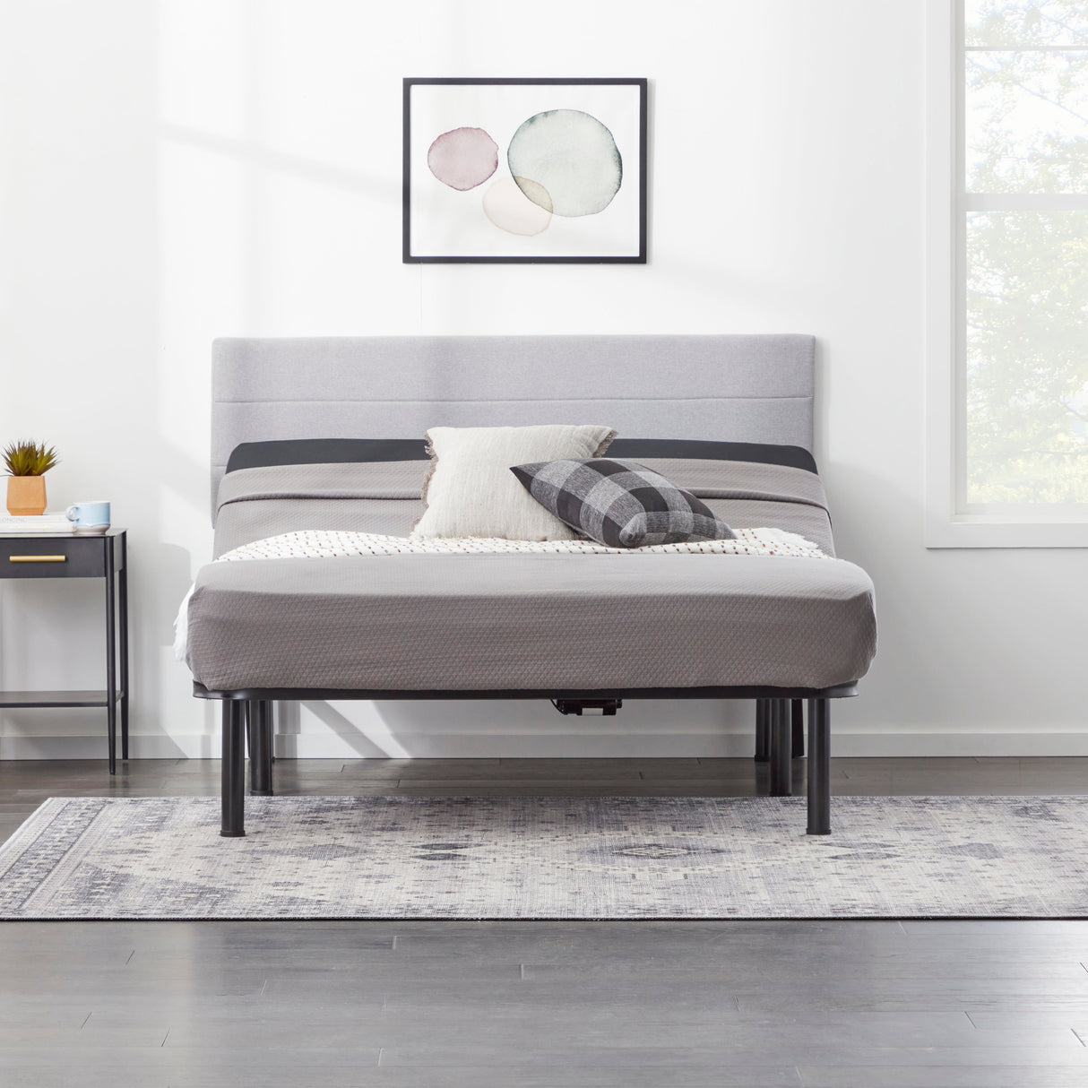 N150 Black Full Adjustable Bed Base by Malouf at Eve Furniture