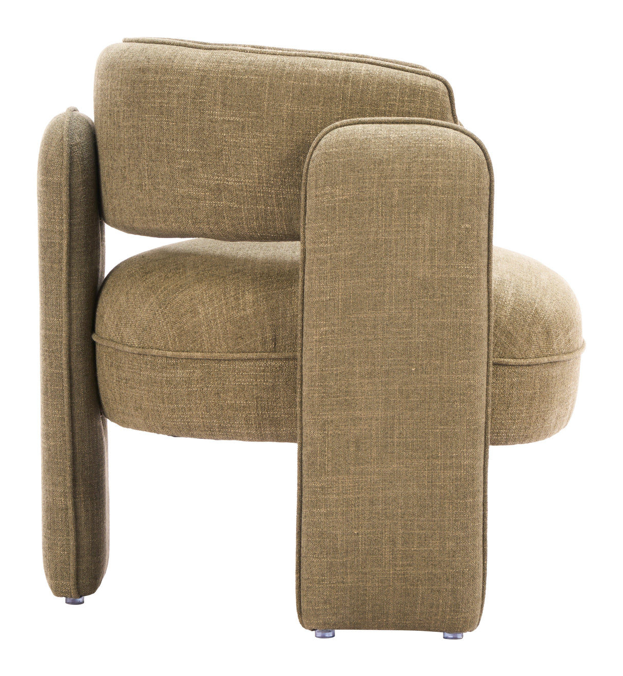 Naan Artichoke Green Accent Chair by Zuomod at Eve Furniture