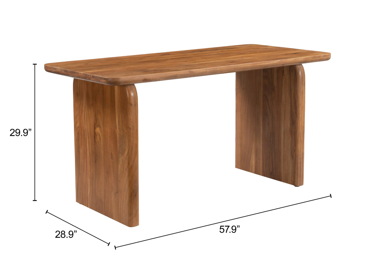 Naboo Walnut Desk by Zuomod at Eve Furniture