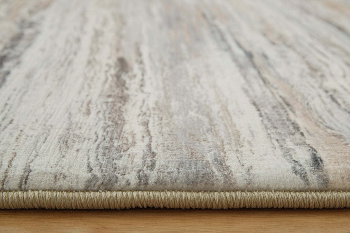 Nace Gray/Brown/White Large Rug by Ashley at Eve Furniture