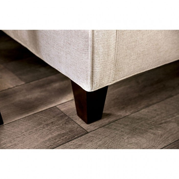 Nadene Ivory Sofa by Furniture of America at Eve Furniture