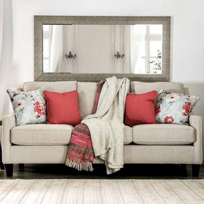 Nadene Ivory Sofa by Furniture of America at Eve Furniture