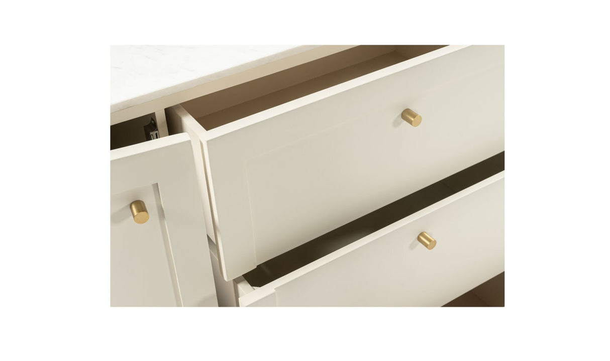 Nadine Sideboard Cream by Moe's Home at Eve Furniture