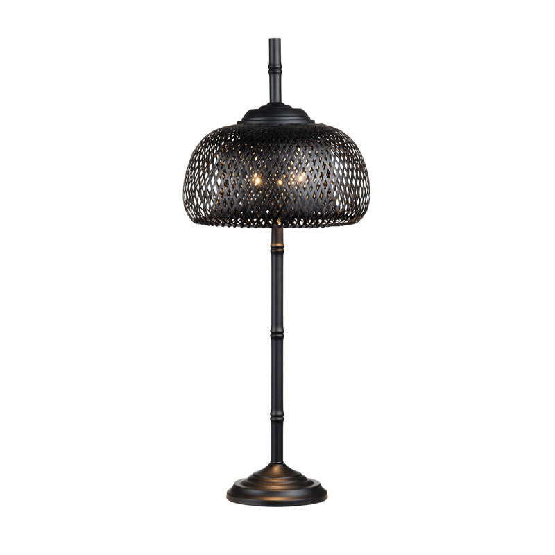 Nalla Black Buffet Lamp (Set of 2) by Crestview at Eve Furniture