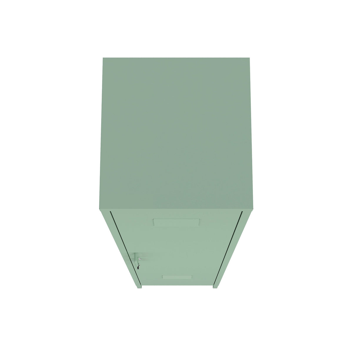 Naomi 15" Single Locker Storage Cabinet in Green by Manhattan Comfort at Eve Furniture