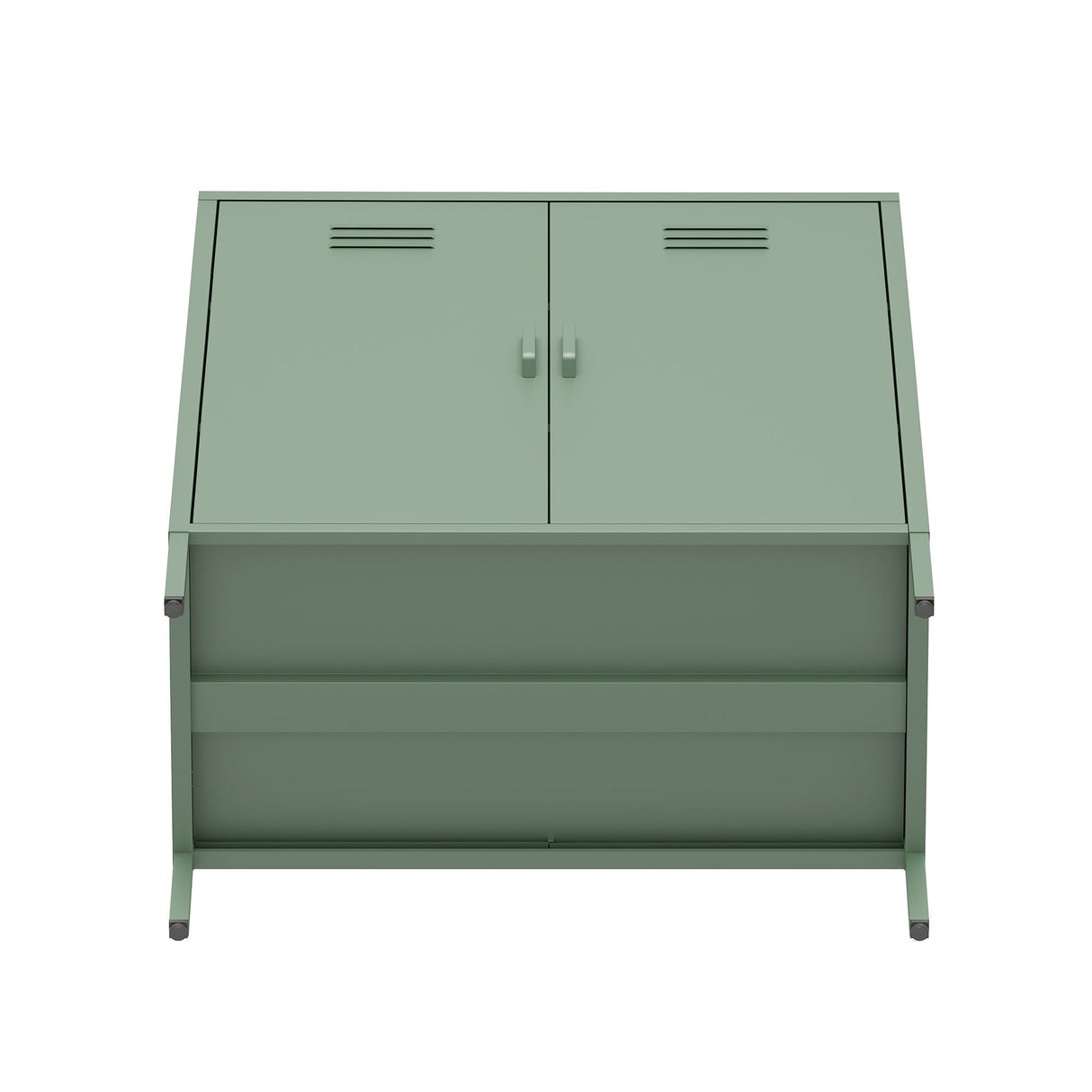 Naomi 31.5" Accent Cabinet in Green by Manhattan Comfort at Eve Furniture