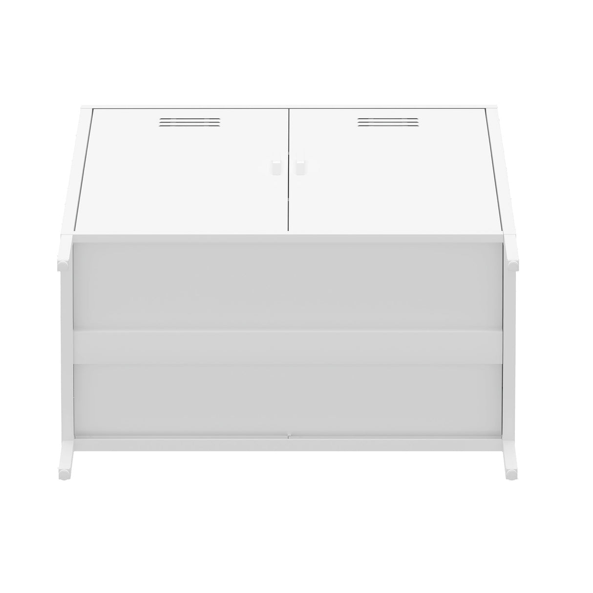 Naomi 31.5" Accent Cabinet in White by Manhattan Comfort at Eve Furniture