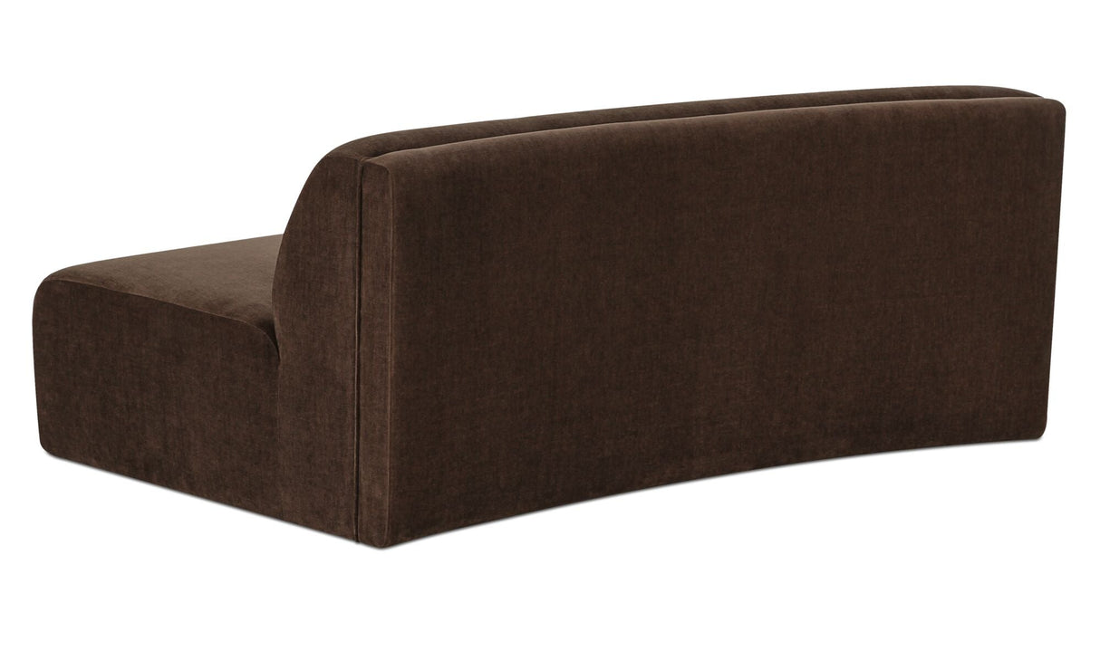Naomi Convex Sofa Dark Brown by Moe's Home at Eve Furniture