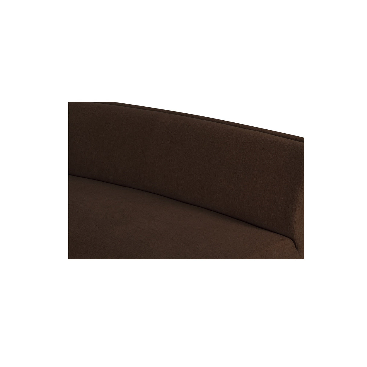 Naomi Dark Brown 2 Piece Convex Modular Sectional by MOES at Eve Furniture