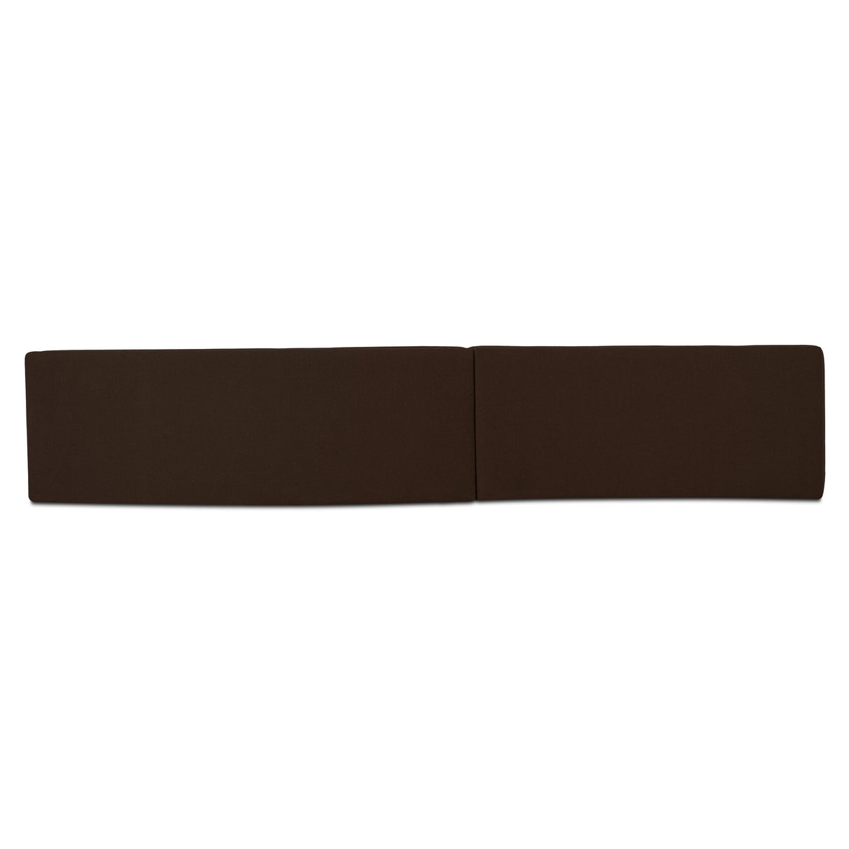 Naomi Dark Brown 2 Piece Wave Modular Sectional by MOES at Eve Furniture