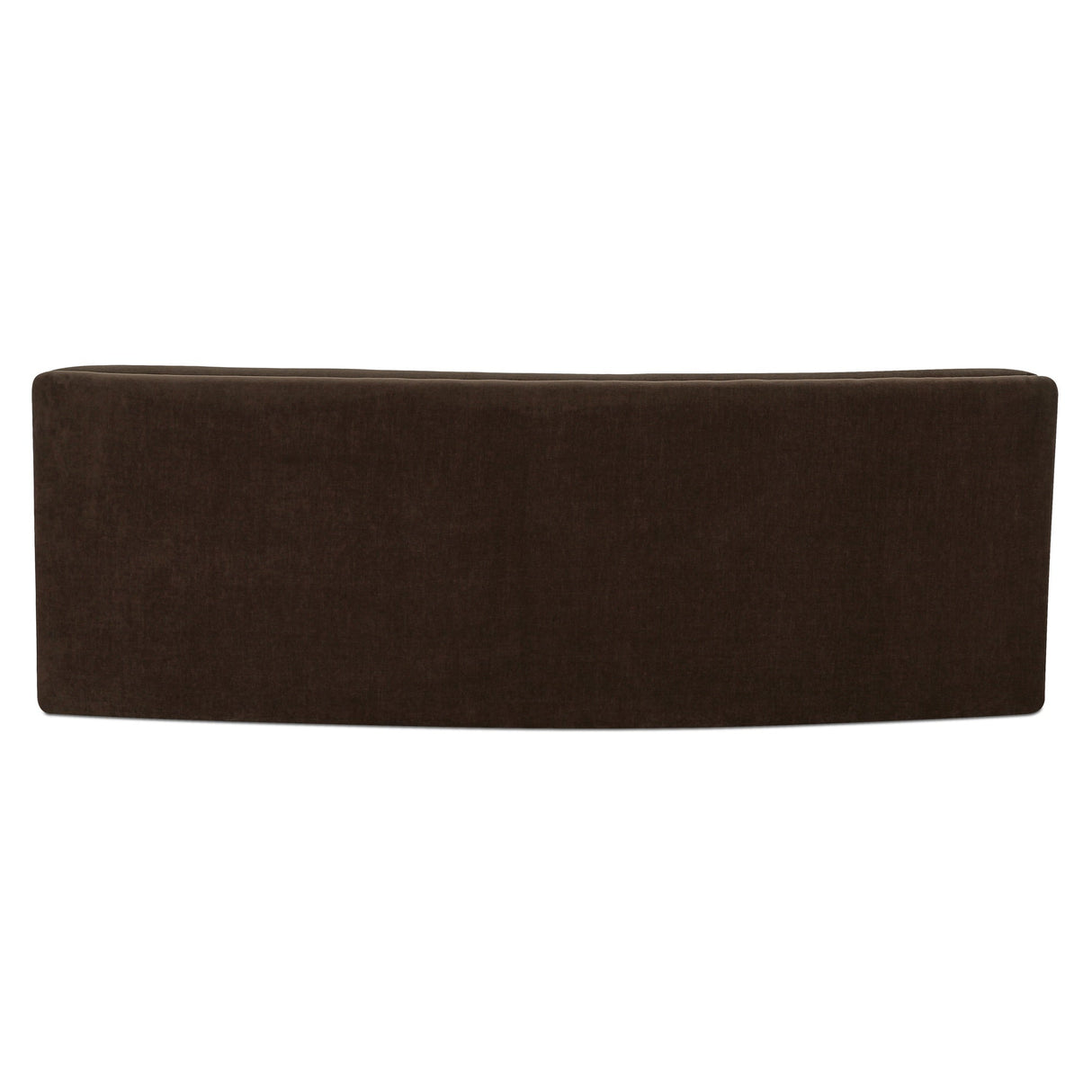 Naomi Dark Brown Concave Sofa by Moe's Home at Eve Furniture
