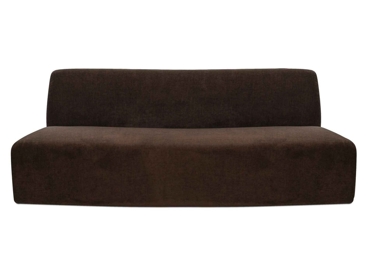 Naomi Dark Brown Convex Sofa