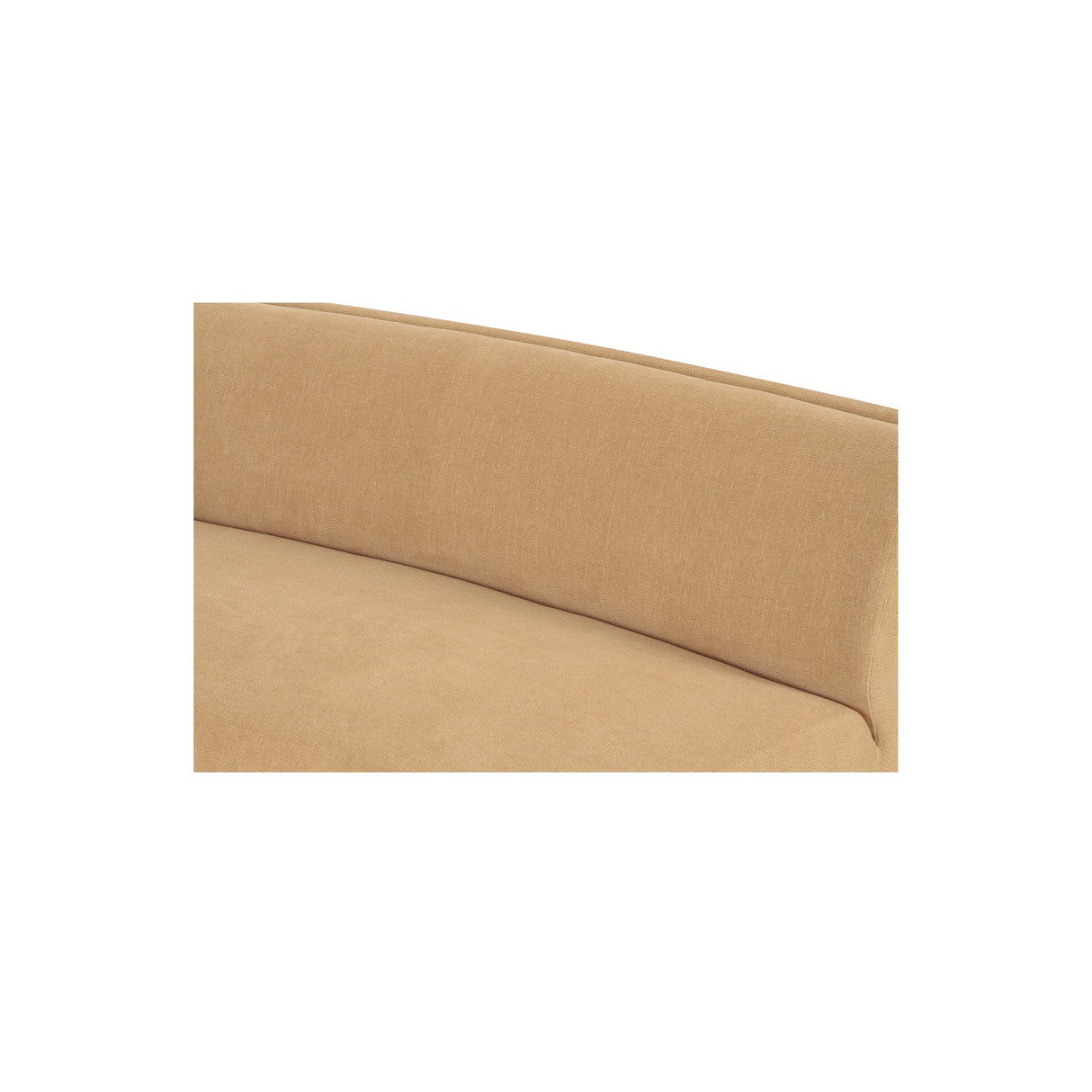 Naomi Golden Yellow 2 Piece Convex Modular Sectional by Moe's Home at Eve Furniture