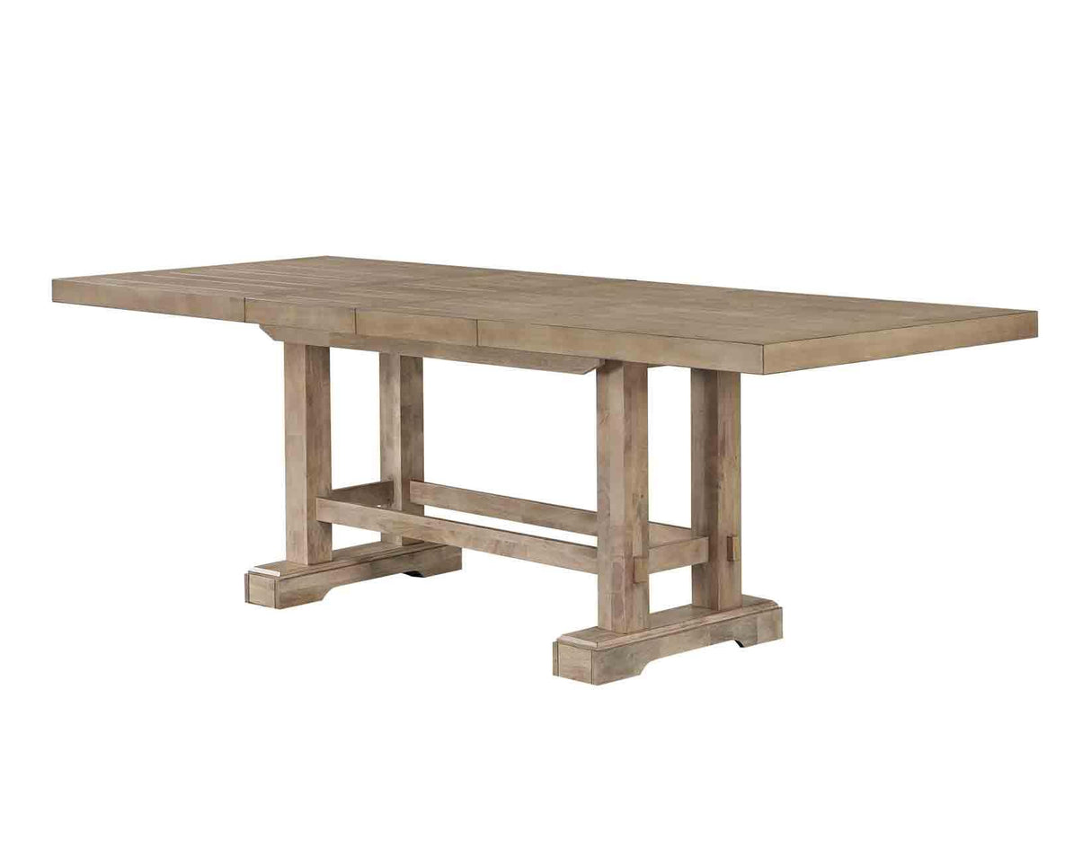 Napa 108-Inch Counter Table with/2 18-inch Leaves, Sand by Steve Silver at Eve Furniture