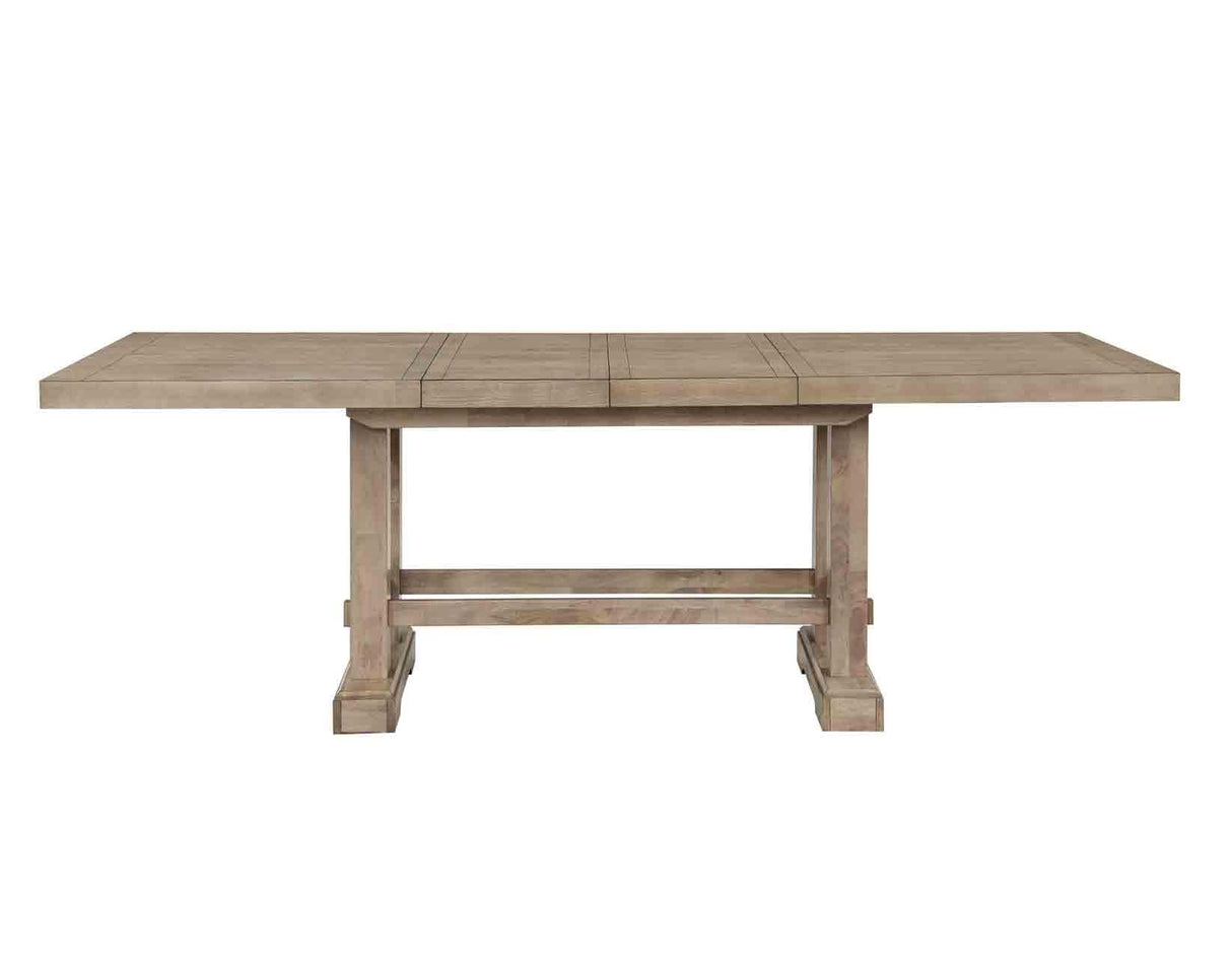 Napa 108-Inch Counter Table with/2 18-inch Leaves, Sand by Steve Silver at Eve Furniture