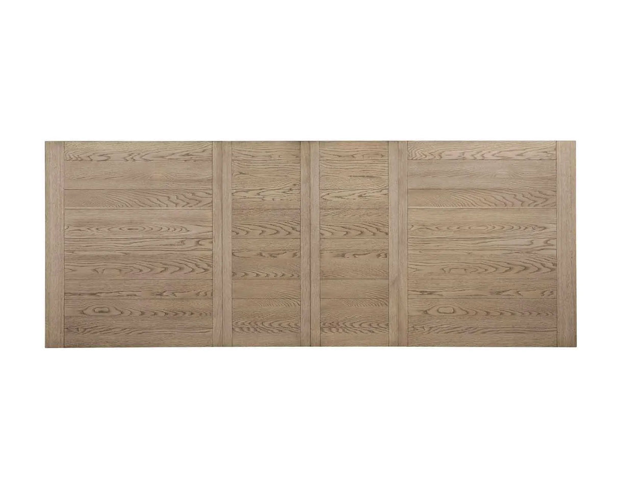 Napa 108-inch Dining Table with 2/18-inch Leaves, Sand by Steve Silver at Eve Furniture