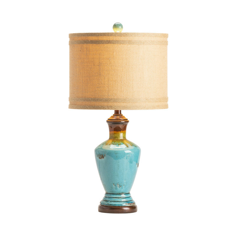 Napa Blue Table Lamp by Crestview at Eve Furniture