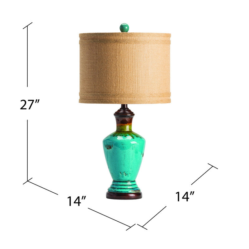 Napa Blue Table Lamp by Crestview at Eve Furniture