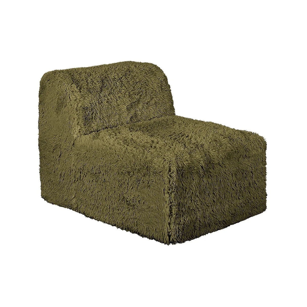 Nappi Olive Green Compressed Foam L-Shape Sectional by Furniture of America at Eve Furniture
