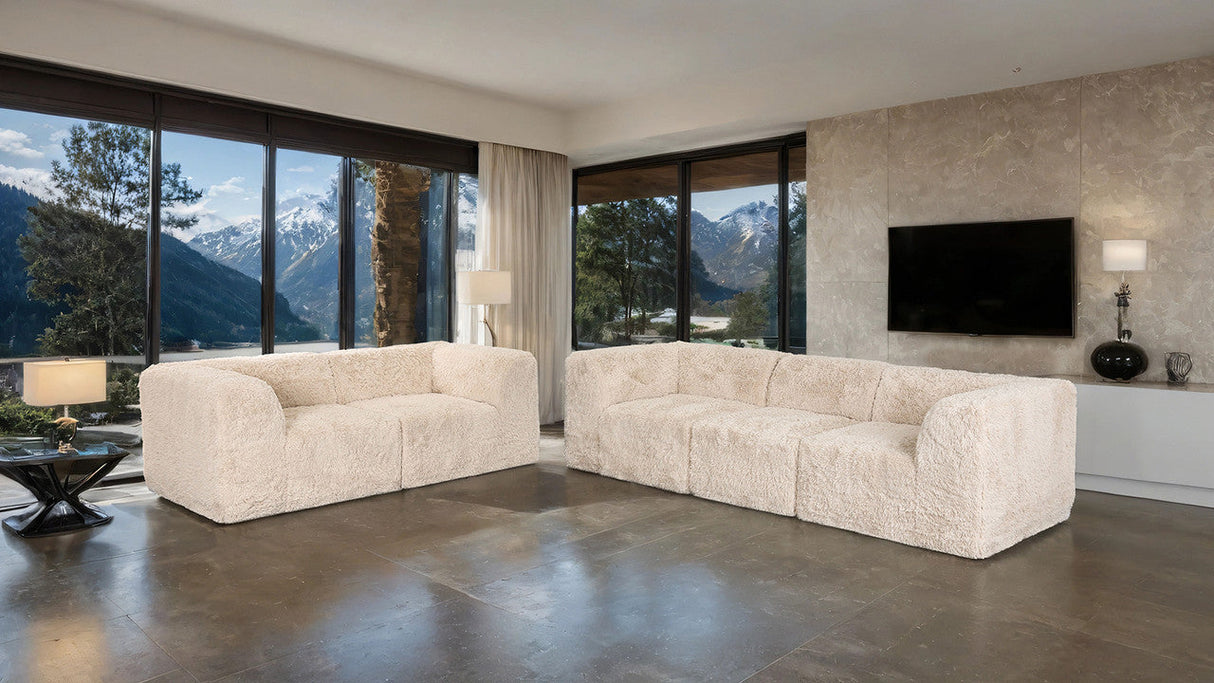 Nappi Sand Sofa by Furniture of America at Eve Furniture