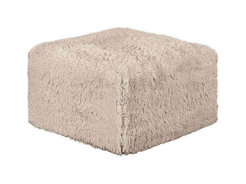 Nappi Taupe Ottoman by Furniture of America at Eve Furniture