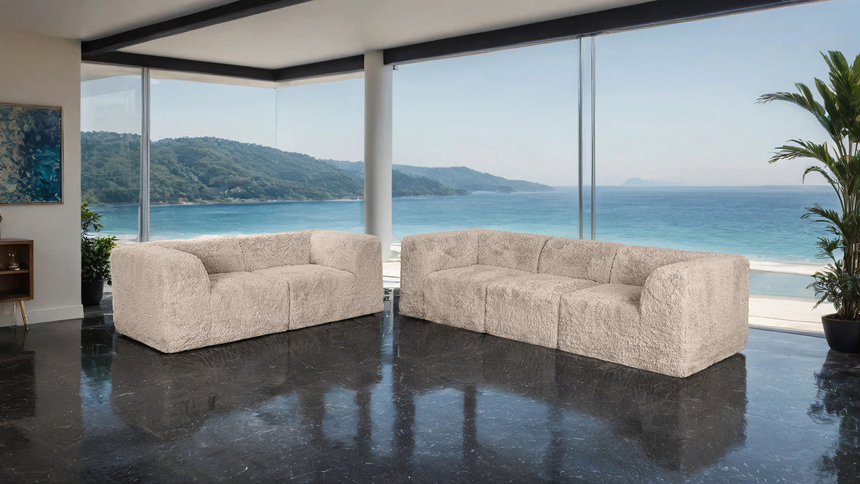 Nappi Taupe Sofa by Furniture of America at Eve Furniture