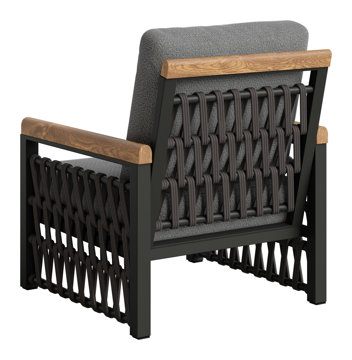 Naru Gray Outdoor Accent Chair by Zuomod at Eve Furniture