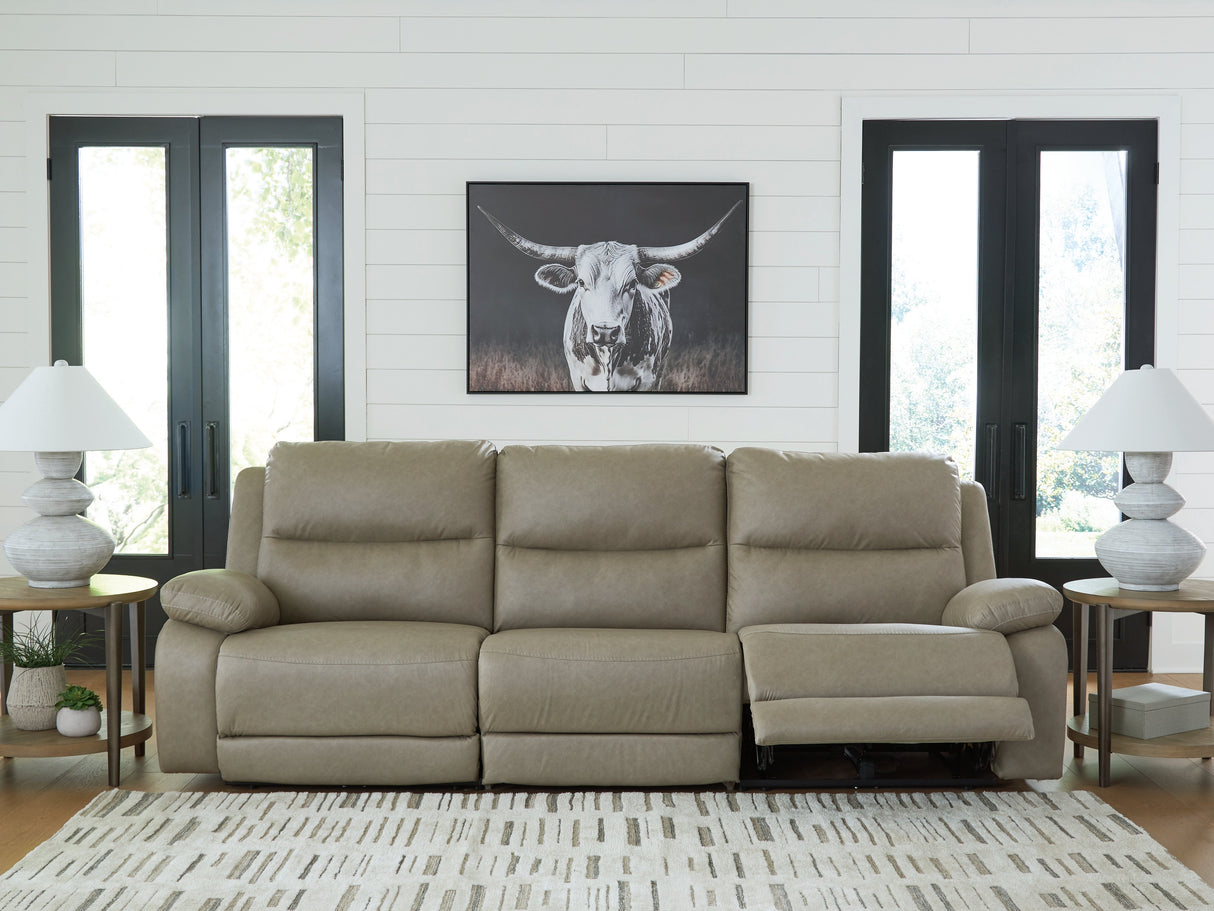 Narwhal Place Pebble 3-Piece Power Reclining Sofa by Ashley at Eve Furniture