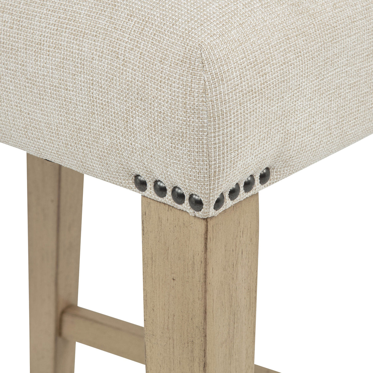 Naser Beige And Light Oak Parsons Dining Side Chair (Set of 2) by Coaster at Eve Furniture