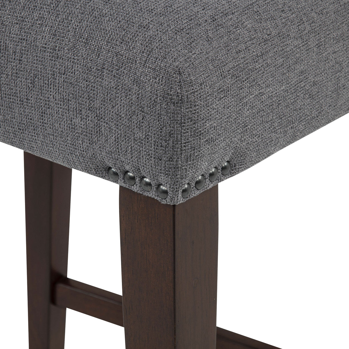Naser Grey And Dark Walnut Parsons Dining Side Chair (Set of 2) by Coaster at Eve Furniture