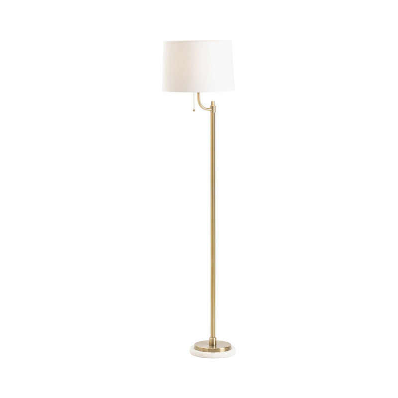 Nash Gold Floor Lamp by Crestview at Eve Furniture