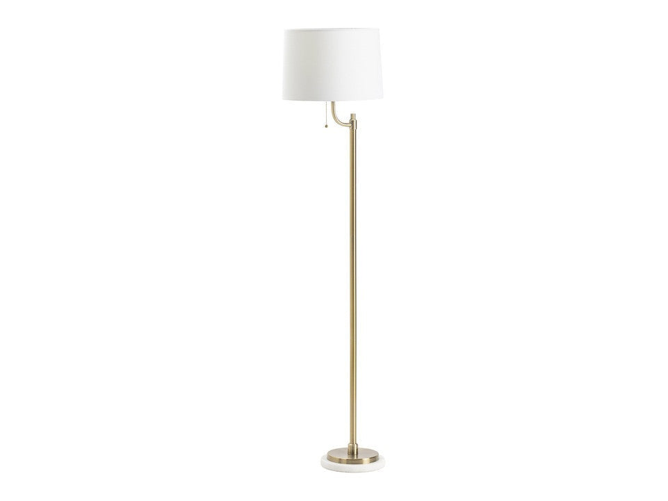 Nash Gold Floor Lamp by Crestview at Eve Furniture