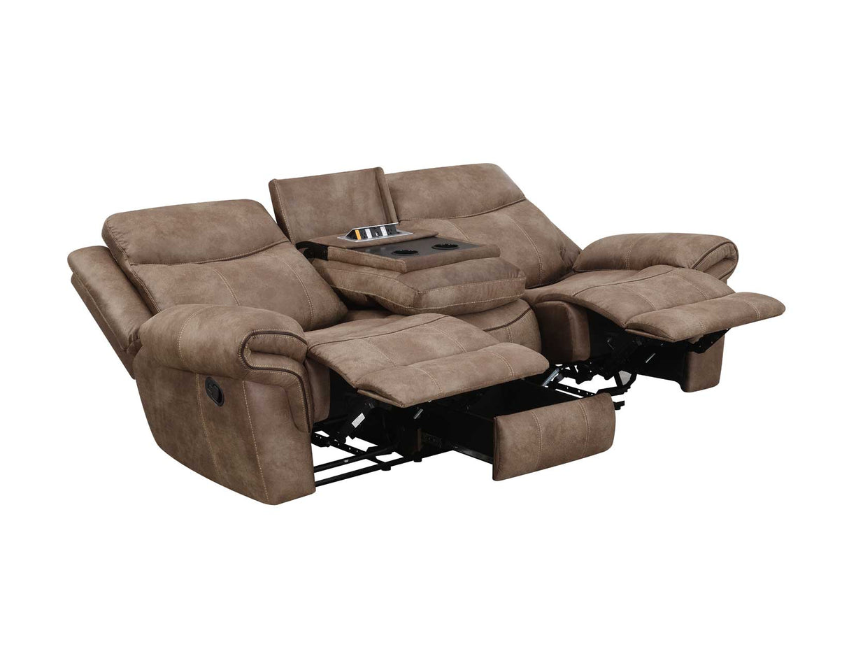 Nashville Coca 3-Piece Manual Reclining Set by Steve Silver at Eve Furniture