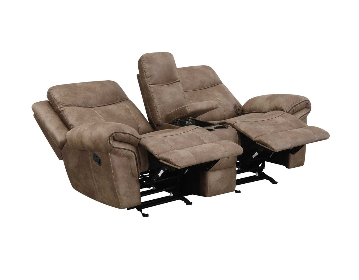 Nashville Coca 3-Piece Manual Reclining Set by Steve Silver at Eve Furniture