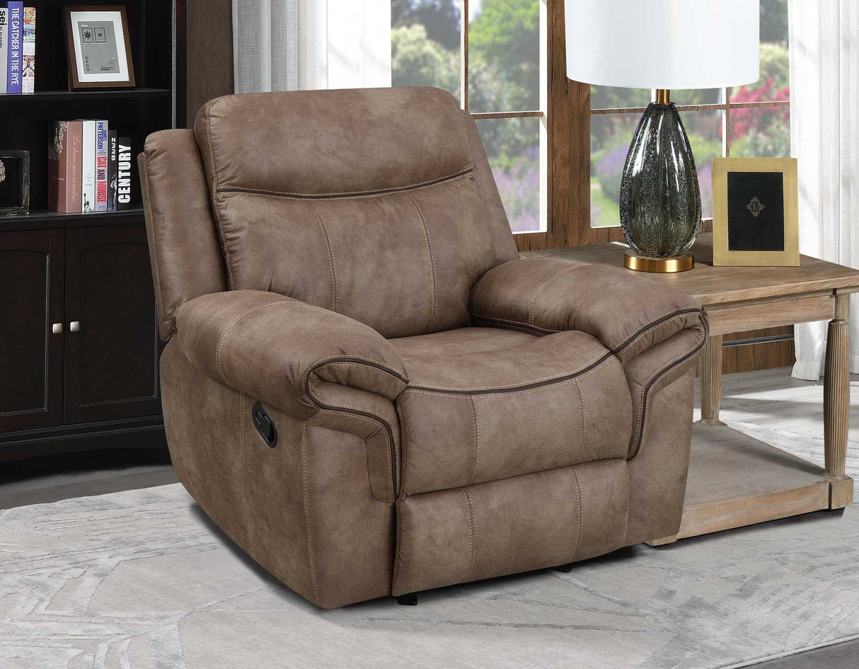 Nashville Coca 3-Piece Manual Reclining Set by Steve Silver at Eve Furniture
