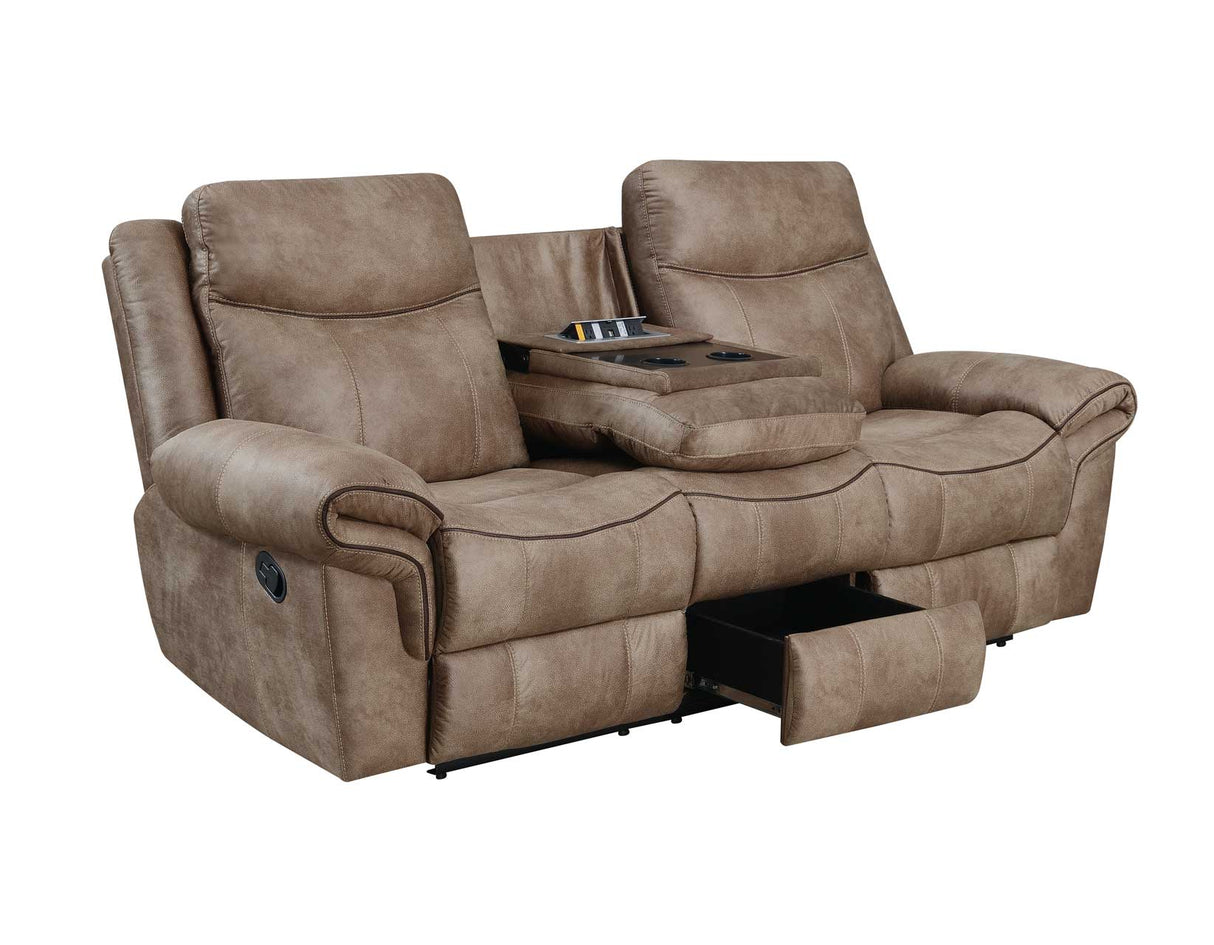 Nashville Coca 3-Piece Manual Reclining Set by Steve Silver at Eve Furniture