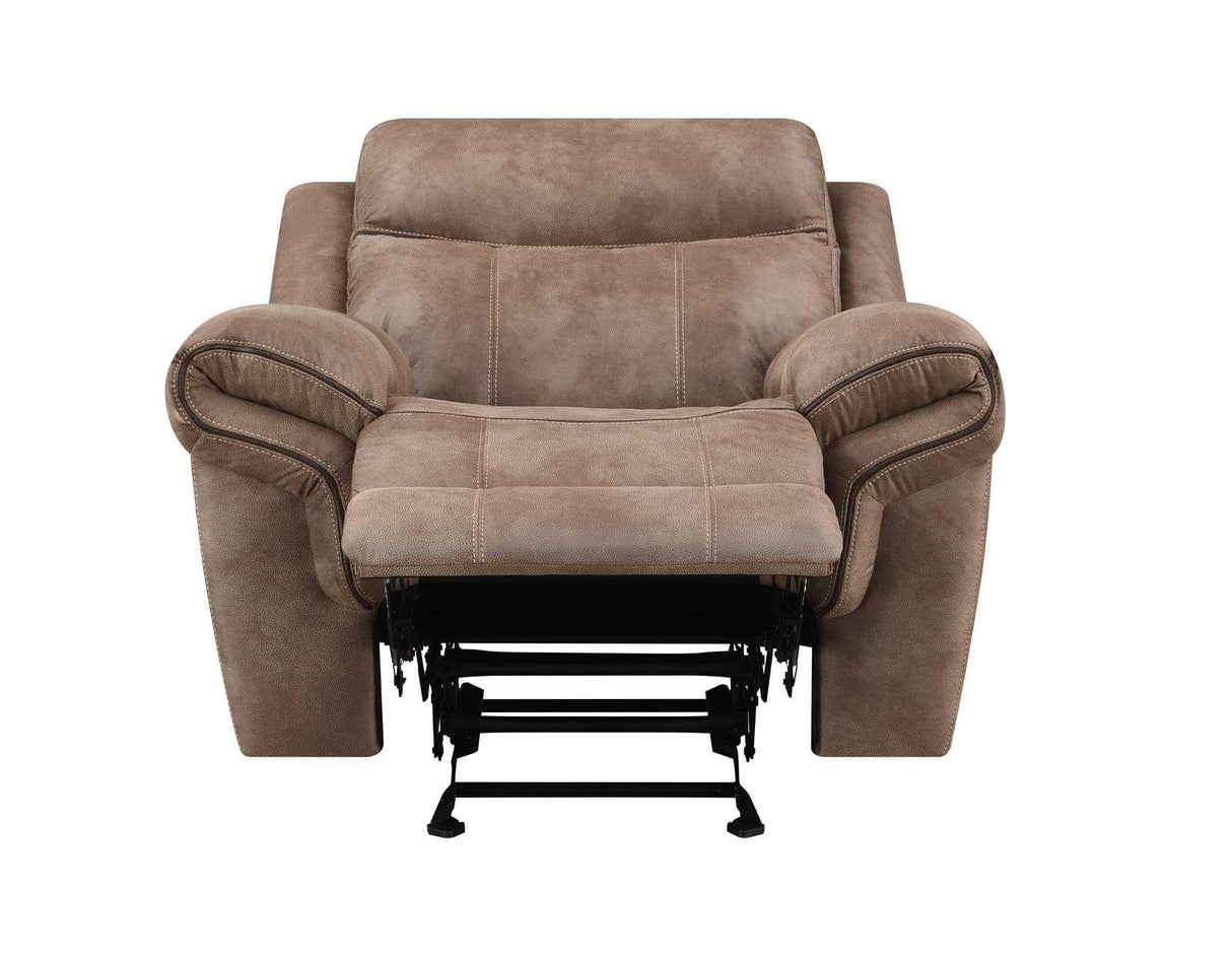 Nashville Cocoa Swivel Glider Recliner by Steve Silver at Eve Furniture