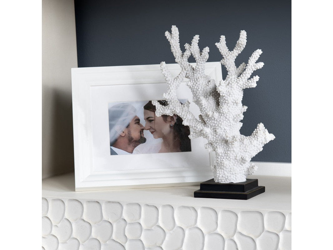 Natural Coral White Statue by Crestview at Eve Furniture