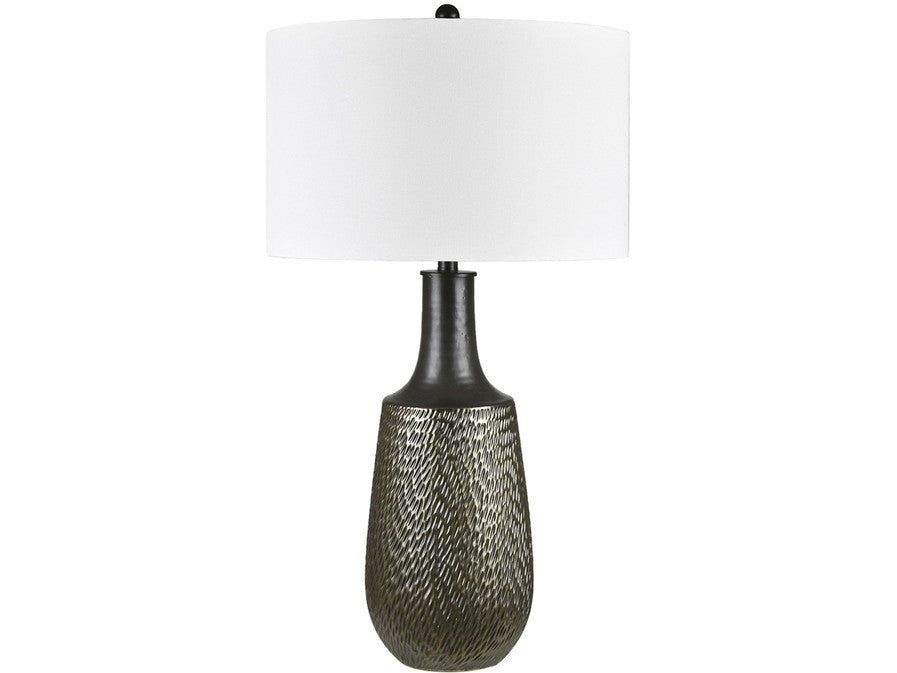Navarro Brown/Bronze Table Lamp by Crestview at Eve Furniture