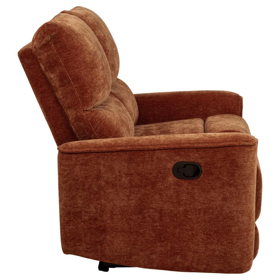 Navarro Chenille Upholstered Reclining Loveseat by Coaster at Eve Furniture