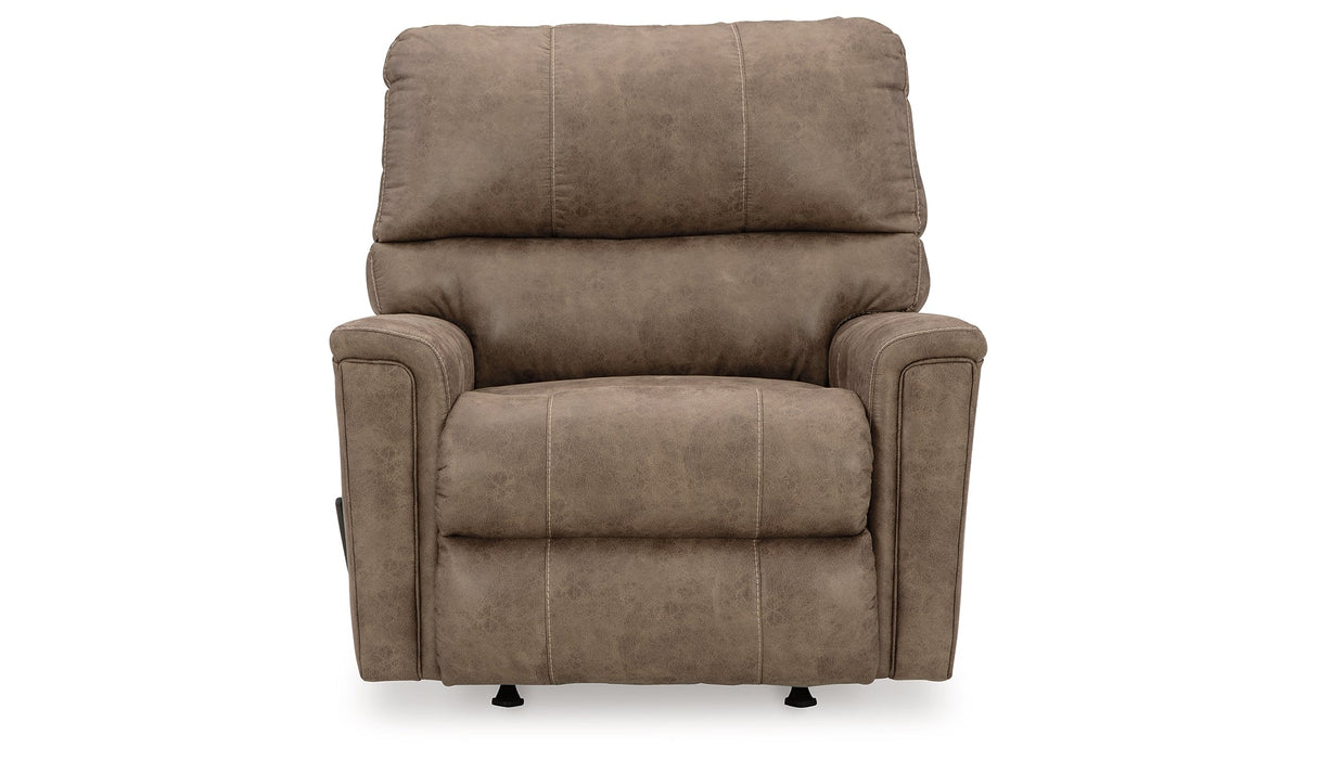 Navi Fossil Recliner by Ashley at Eve Furniture