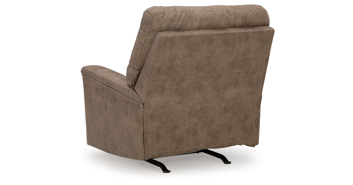 Navi Fossil Recliner by Ashley at Eve Furniture
