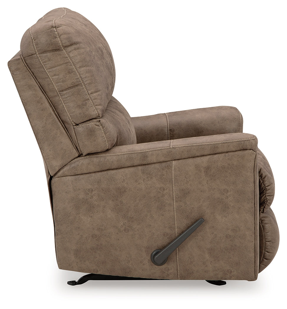 Navi Fossil Recliner by Ashley at Eve Furniture